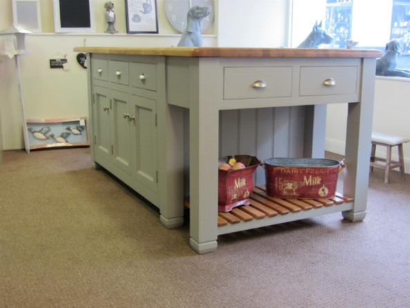 Large French Style Freestanding Kitchen Island Unit 6 Large French Style Freestanding Kitchen Island Unit - Image 6
