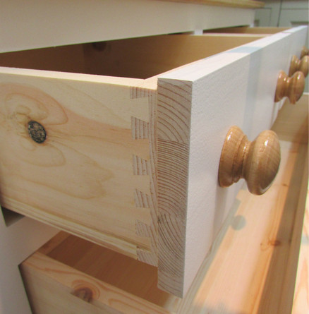 Freestanding Two Part Larder Cupboard with Drawers 5 Freestanding Two Part Larder Cupboard with Drawers - Image 5